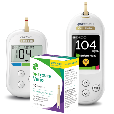 Onetouch Verio Monitors and test strips Onetouch Verio Monitors and test strips