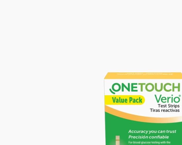 OneTouch Verio Test Strips for Diabetes Value Pack - 90 Count, 90