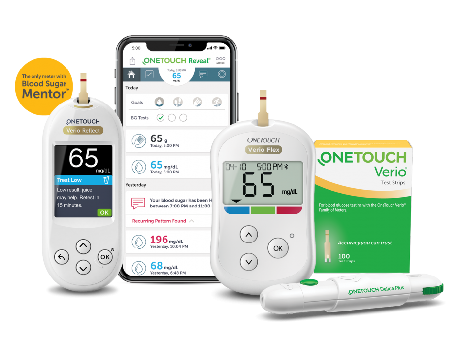 one touch brand blood glucose meter