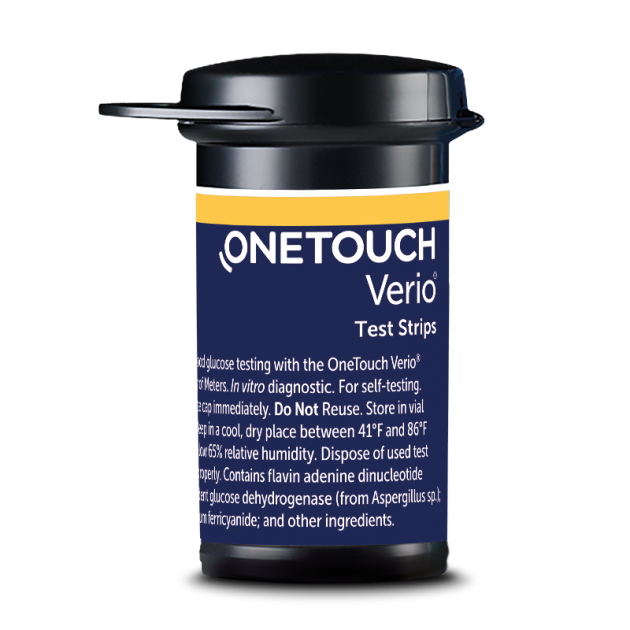 one touch verio test strips 10